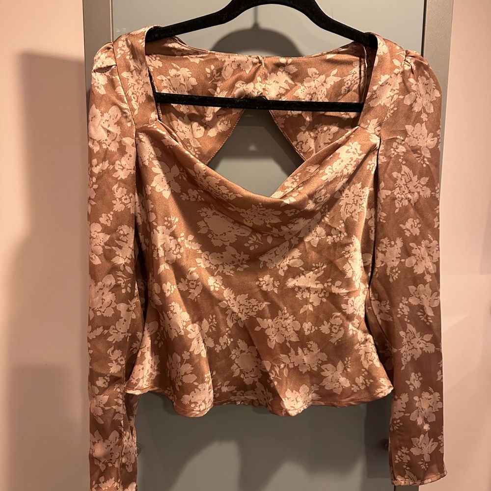 Astr the Label Floral Print Shirt